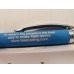 Blue Bright Soft Touch Diamond Stylus Pen with Inscription