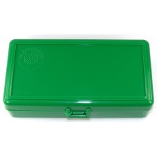 FS Reloading Plastic Ammo Box Automatic Pistol 50 Round Solid Green