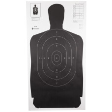Action Target B-27S Standard Target, Full Size Black Silhouette, 24