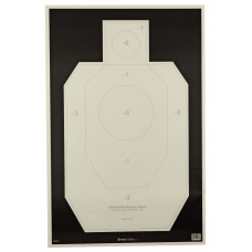 Action Target IDPA-P, Officially Licensed IDPA Practice Target, Black/White, 23
