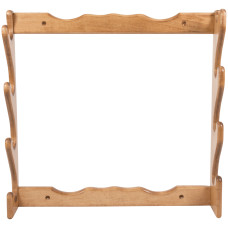 Allen Four Gun Wooden Wall Rack, Solid Wood Construction, 24.5