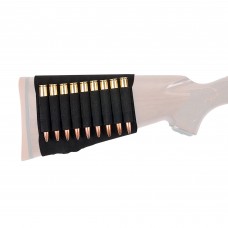 Allen, Basic Buttstock Shell Holder, Black elastic Material, (9) Rifle Rounds 206