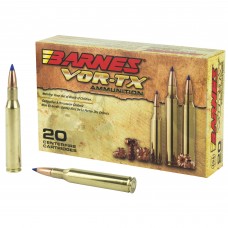 Barnes VOR-TX, 270WIN, 130 Grain, Tipped Triple Shock X, Boat Tail, Lead Free, 20 Round Box, California Certified Nonlead Ammunition 21524