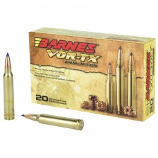 Barnes VOR-TX, 300WIN, 165 Grain, Tipped Triple Shock X, Boat Tail, Lead Free, 20 Round Box, California Certified Nonlead Ammunition 21537