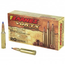 Barnes VOR-TX, 7MM-08, 120 Grain, Tipped Triple Shock X, Boat Tail, Lead Free, 20 Round Box, California Certified Nonlead Ammunition 21561