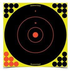 Birchwood Casey Shoot-N-C Target, Round Bullseye, 12