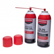 Birchwood Casey Gun Scrubber and Synthetic Gun Oil Combo Pack Aerosol 10oz