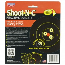 Birchwood Casey Shoot-N-C Target, Round Bullseye, 3