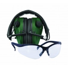 Caldwell E-Max Lo Pro Elec Muff w/Shooting Glasses