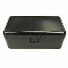 FS Reloading Plastic Ammo Box Small Pistol 50 Round Solid Black