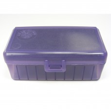 FS Reloading Plastic Ammo Box Medium Pistol 50 Round Purple