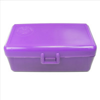 FS Reloading Plastic Ammo Box Medium Pistol 50 Round Solid Purple