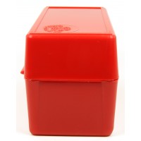 FS Reloading Plastic Ammo Box Medium Rifle 50 Round Solid Red