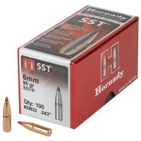 Hornady SST 6mm .243" Diameter 95 Grain Box of 100