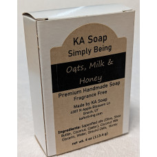 Simply Being Oatmeal, Coconut Milk, and Honey Soap