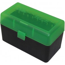 MTM Case-Gard Flip-Top Ammo Box 25-06 Remington, 270 Winchester, 30-06 Springfield, 410 Bore 50 Round