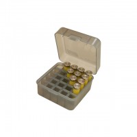 MTM Flip-Top Shotshell Box 12 or 20 Gauge 2-3/4" and 3" 25-Round Smoke