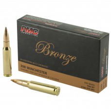 PMC Bronze, 308 Winchester, 147 Grain, Full Metal Jacket, Box of 20