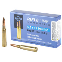 Prvi Partizan Rifle, 6.5X55 Swedish, 139 Grain, FMJ, 20 Round Box
