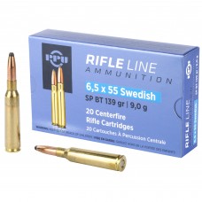 Prvi Partizan Rifle, 6.5X55 Swedish, 139 Grain, Soft Point, 20 Round Box