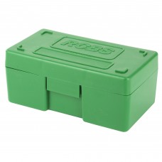 RCBS Medium Pistol Ammo Box, For .38 Special, 357 Mag, Green