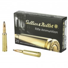 Sellier & Bellot Rifle, 6.5X55 Swedish, 131 Grain, Soft Point, 20 Round Box