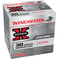 Winchester .38 Special Smokeless Blank Box of 50