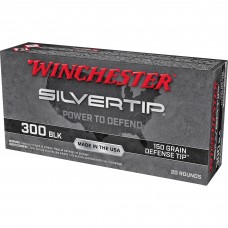 Winchester Ammunition Silvertip 300 AAC Blackout 150 Grain Polymer Tip Box of 20