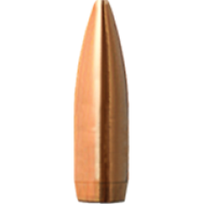 Barnes Match Burner .22 Caliber .224 Diameter 52 Grain Hollow Point Flat Base Bullets box of 100