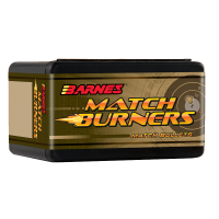 Barnes Match Burner Bullets 6.5mm .264" Diameter 140 Grain Boat Tail box of 100