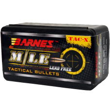 Barnes TAC-X .22 Caliber .224" 62 Grain Hollow Point Boat Tail Bullets box of 50