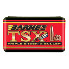 Barnes TSX .22 Caliber .224 50 Grain Hollow Point Flat Base