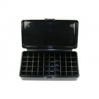 FS Reloading Plastic Ammo Box Automatic Pistol 50 Round Solid Black