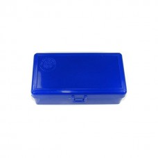 FS Reloading Plastic Ammo Box Large Pistol 50 Round Solid Blue 3 Pk