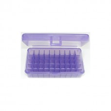 FS Reloading Plastic Ammo Box Large Pistol 50 Round Translucent Purple