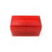 FS Reloading Plastic Ammo Box Medium Rifle 50 Round Translucent Red