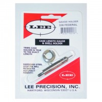 Lee Precision Case Length Gauge & Shell Holder .338 Federal